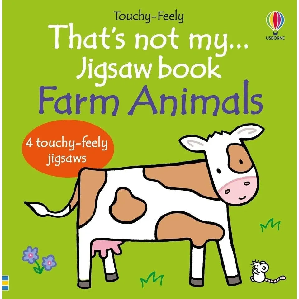 That's not my jigsaw book Collection 3 Books Set by Fiona Watt (Farm Animals, Under the sea and Pets)