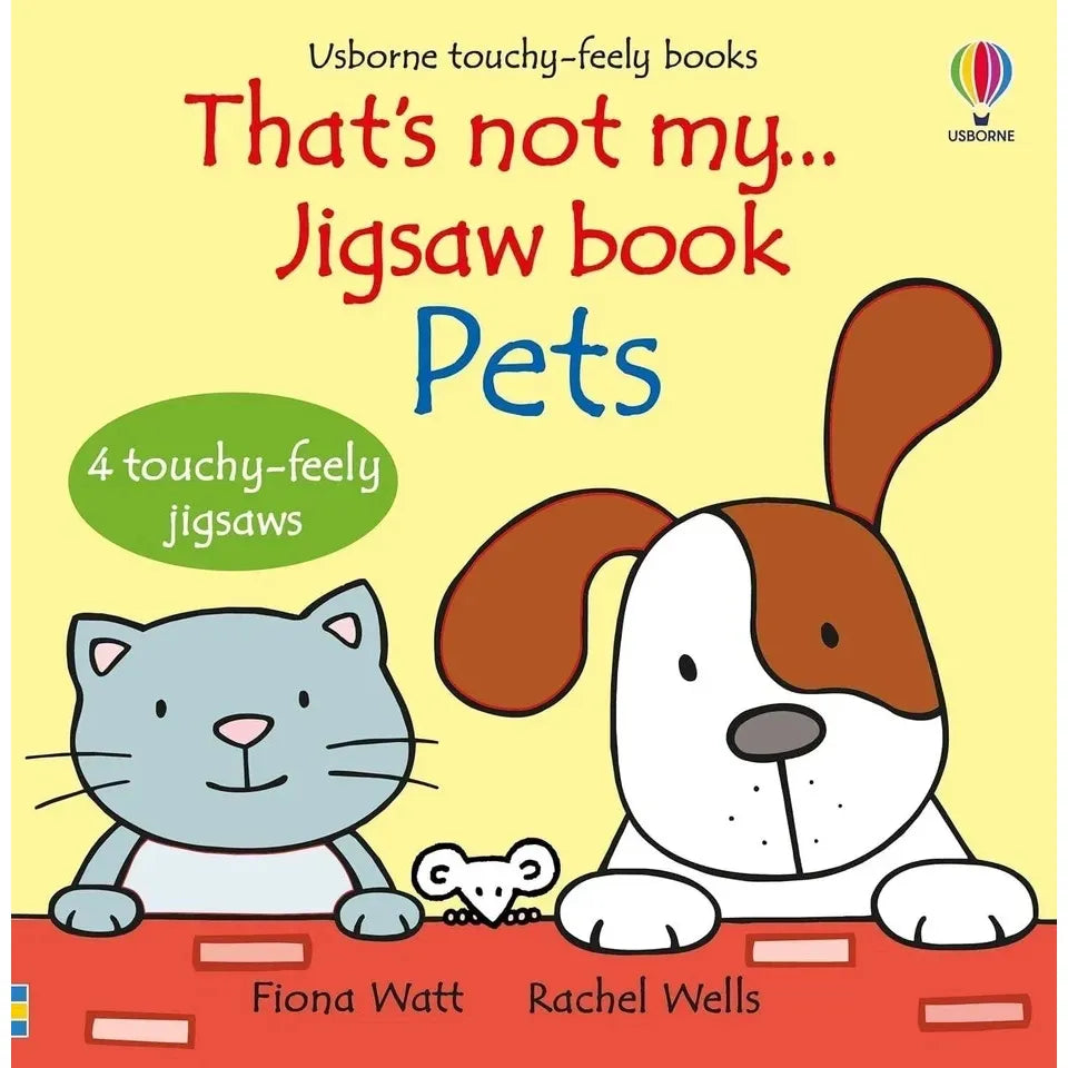 That's not my jigsaw book Collection 3 Books Set by Fiona Watt (Farm Animals, Under the sea and Pets)