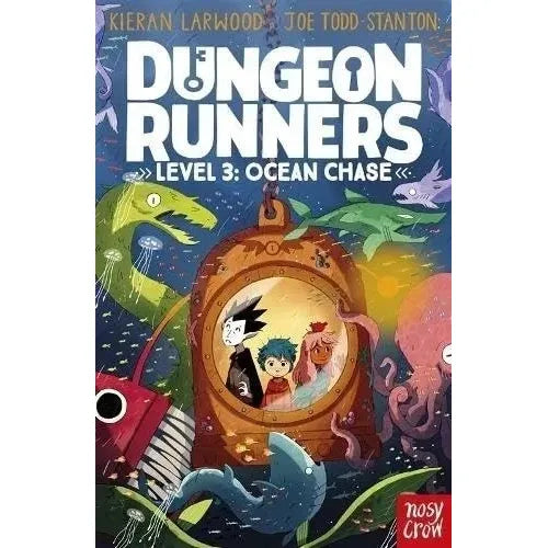Dungeon Runners Series By Kieran Larwood Illustrated 3 Books Collection Set (Level 1: Hero Trial, Level 2: Sky Battles and Level 3: Ocean Chase)