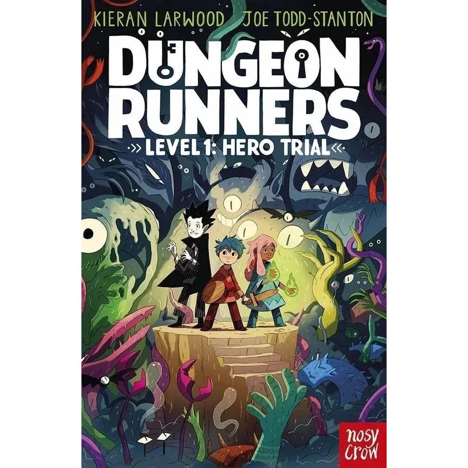 Dungeon Runners Series By Kieran Larwood Illustrated 3 Books Collection Set (Level 1: Hero Trial, Level 2: Sky Battles and Level 3: Ocean Chase)