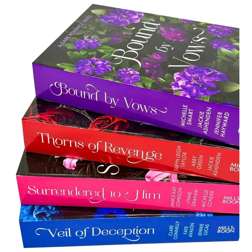 Bound By Vows, Veil Of Deception, Surrendered To Him, Thorns Of Revenge 4 Books CollectionSet