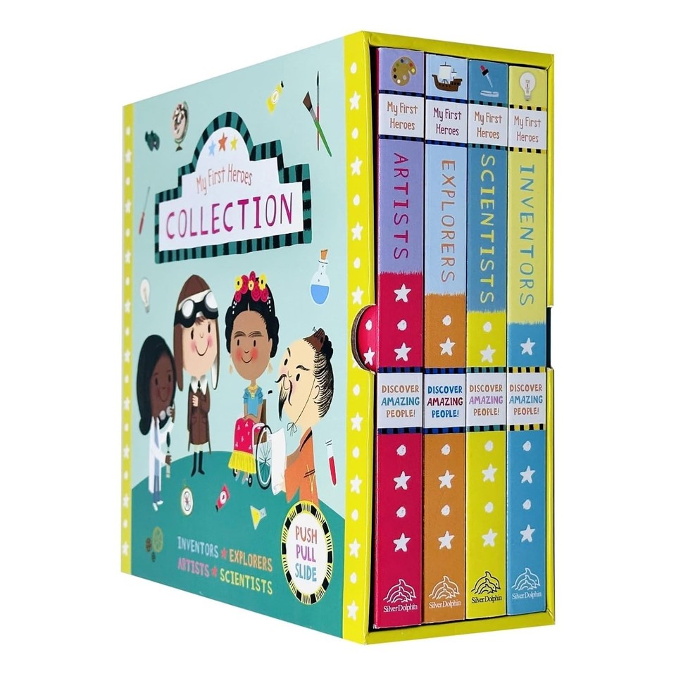 My First Heroes Collection 4 Books Set (Artists, Explorers, Scientists and Inventors)