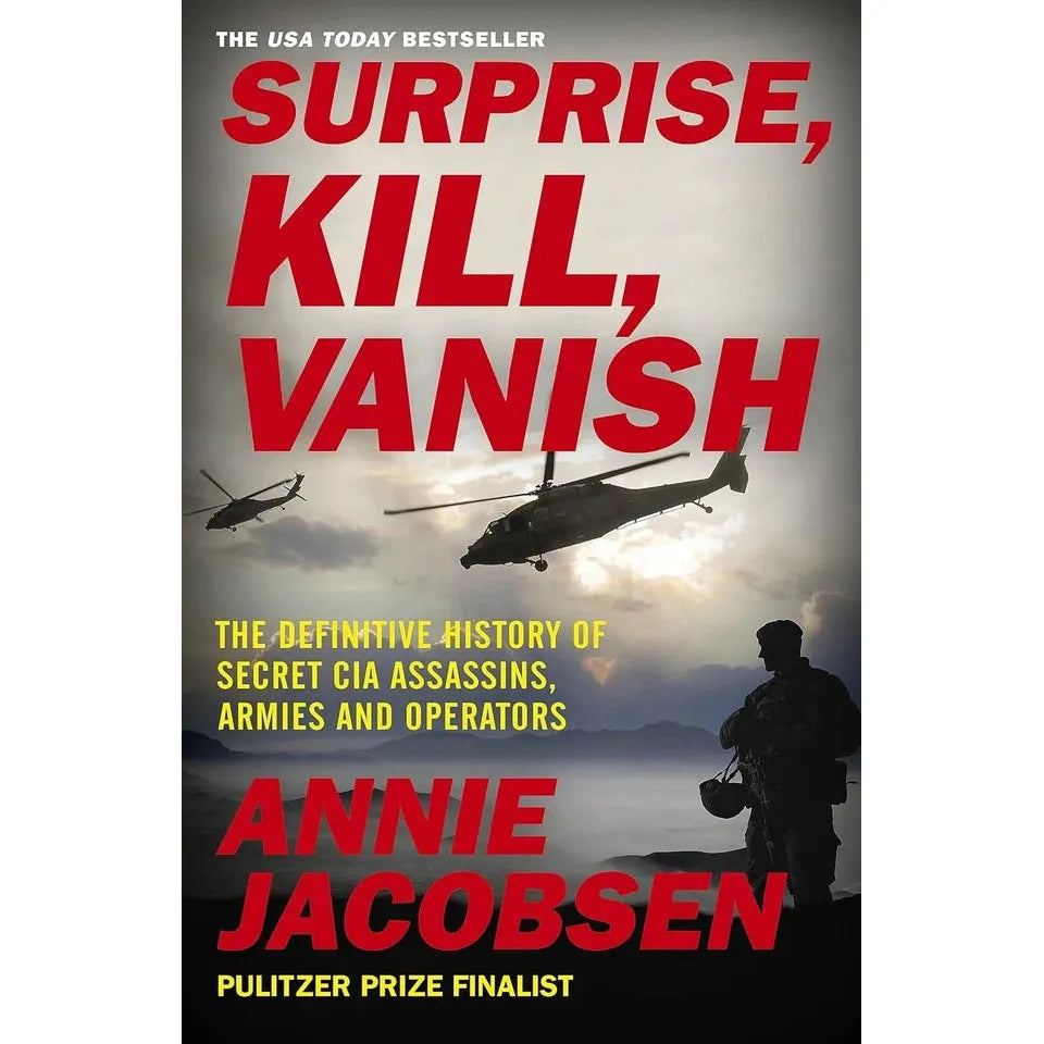 Annie Jacobsen 2 Books Collection Set (Surprise, Kill, Vanish, Nuclear War)