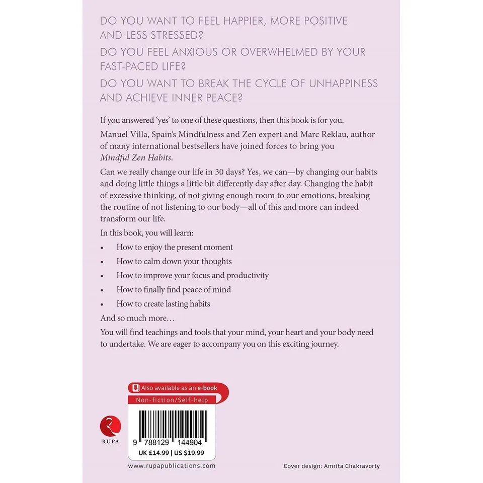 MINDFUL ZEN HABITS: From Suffering to Happiness In 30 Days by Manuel Villa & Marc Reklau