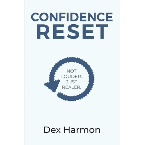 Confidence Reset Not Louder Just Realer By Dex Harmon & Six Pillars of Self-Esteem By Nathaniel Branden Ph.D. 2 Books Collection Set