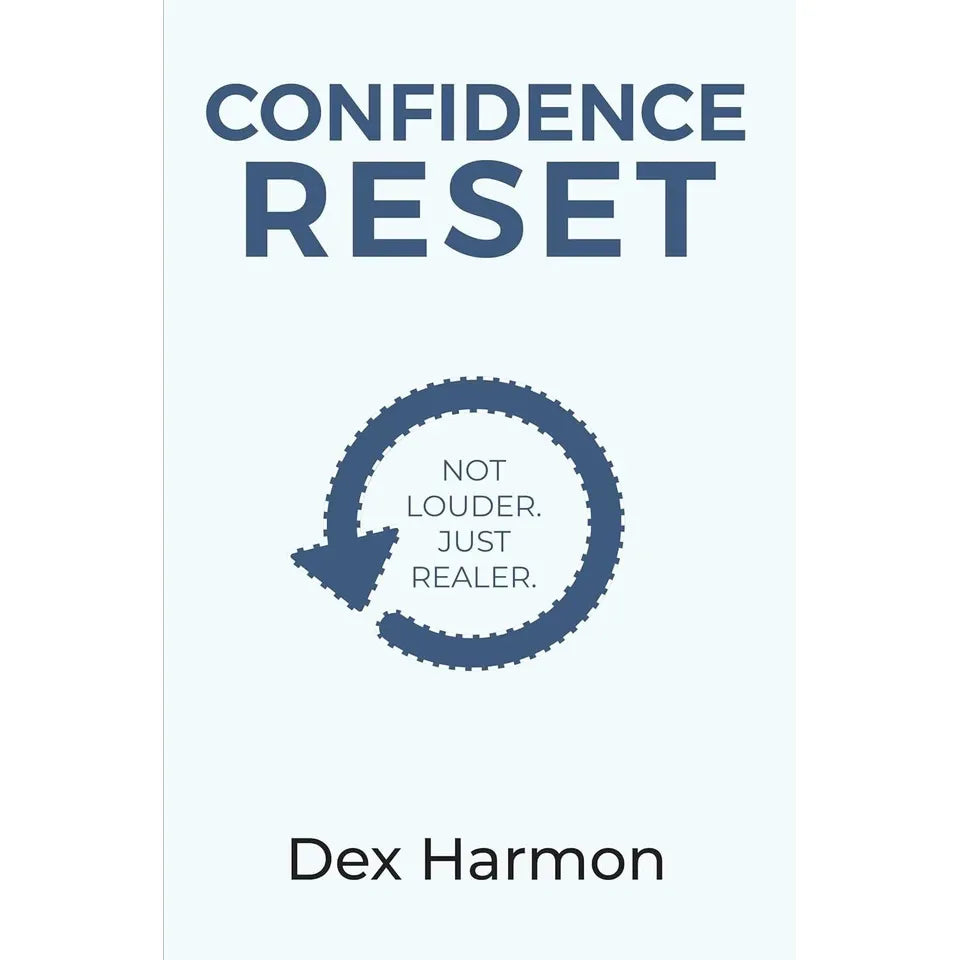 Confidence Reset Not Louder Just Realer By Dex Harmon, The Confidence Code By Katty Kay, Claire Shipman 2 Books Collection Set