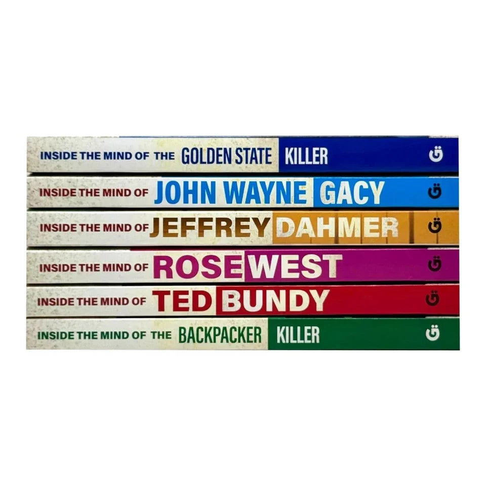 Inside the Mind of Book Collection 6 Books Set (Ivan Milat, Joseph James DeAngelo & More)
