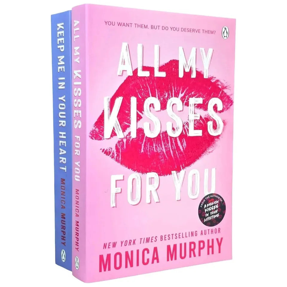 Lancaster Prep Series 2 Books Collection Set by Monica Murphy (All My Kisses for You, Keep Me In Your Heart)