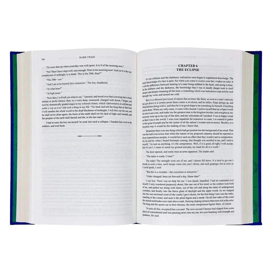 Mark Twain : A Collection of Works by Mark Twain (Deluxe Leather-Bound)