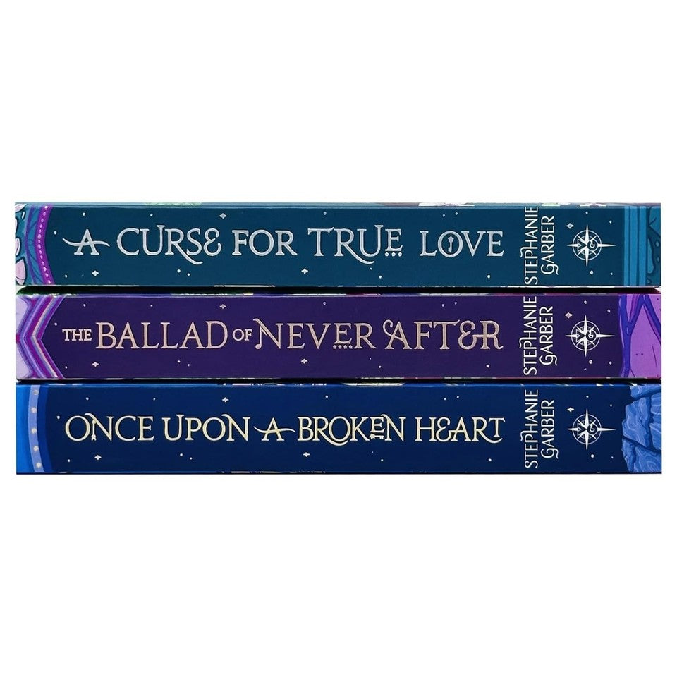 Once Upon a Broken Heart Series 3 Books Collection Set By Stephanie Garber (Once Upon A Broken Heart, A Curse For True Love and The Ballad of Never After)