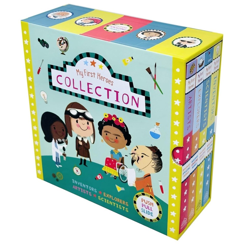 My First Heroes Collection 4 Books Set (Artists, Explorers, Scientists and Inventors)