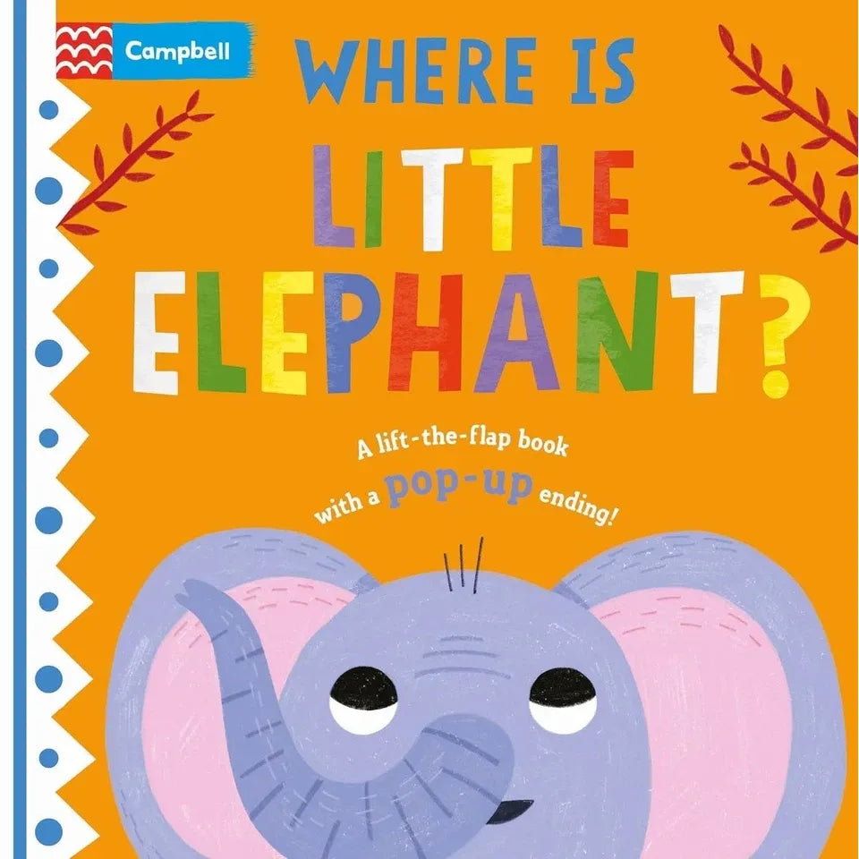 Where is Little... Series 4 Books Collection Set By Campbell Books (Where is Little Elephant?, Where is Little Tiger? & More)