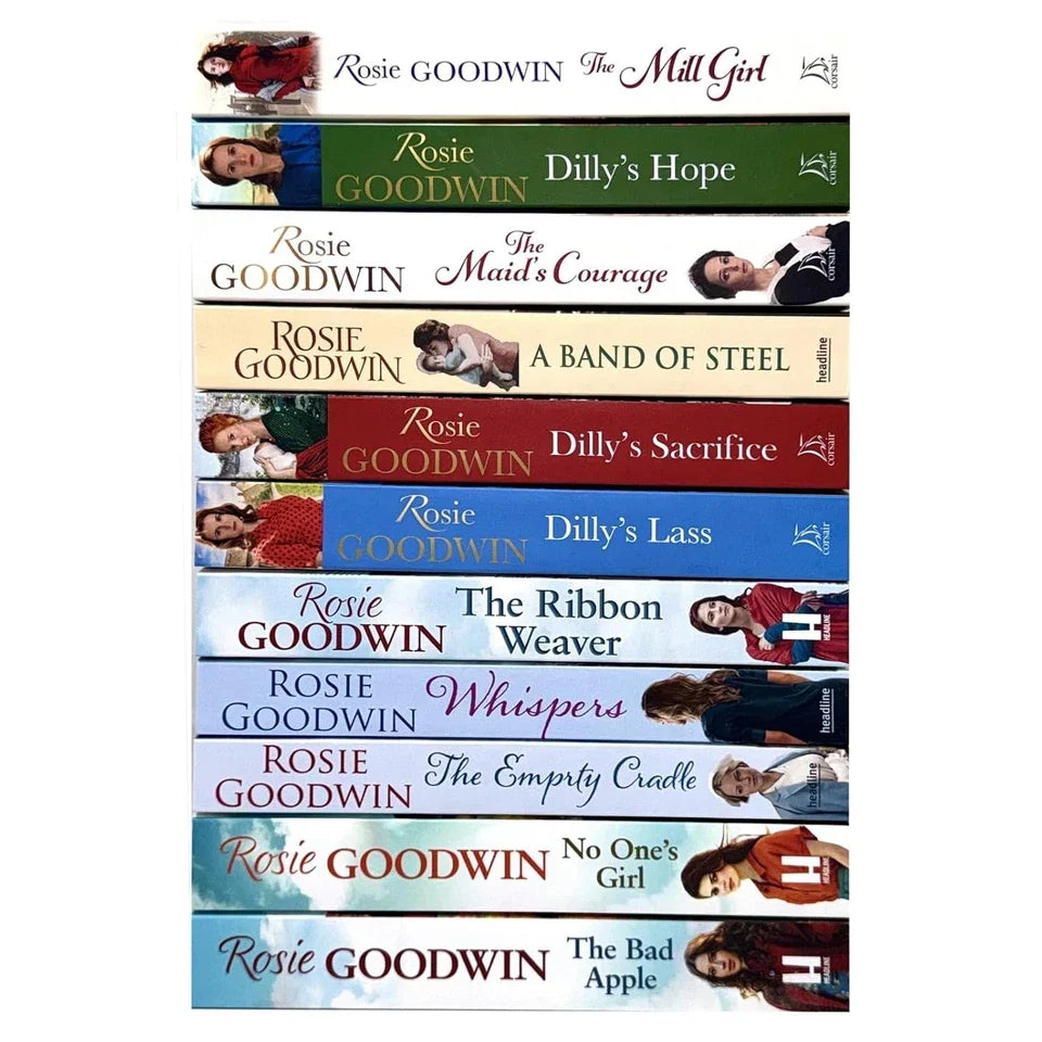Rosie Goodwin Collection 11 Books Set (The Empty Cradle, Whispers, A Band of Steel, The Bad Apple, No One's Girl)
