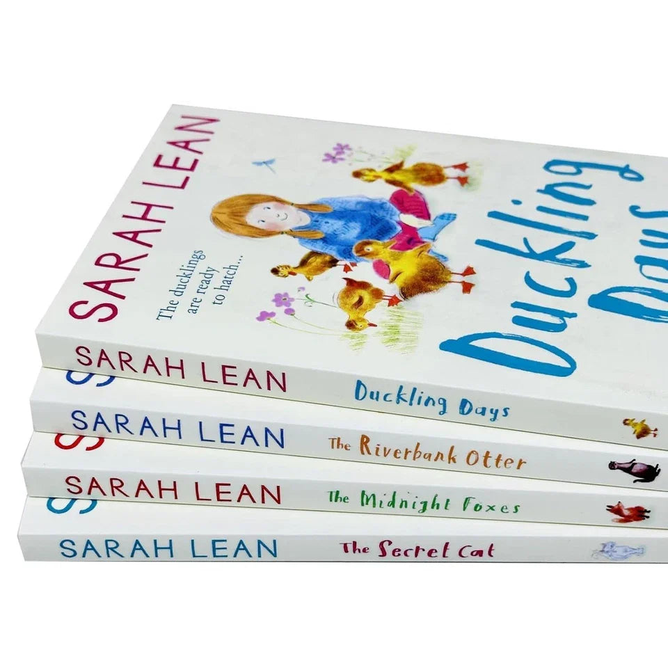 Tiger Days Series 1-4 Books Collection Set by Sarah Lean Duckling Days, Midnight Fox