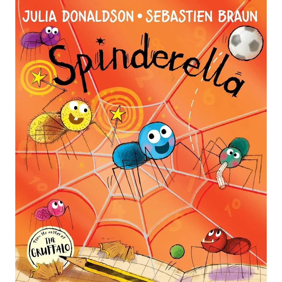 Julia Donaldson Collection 4 Books Set (Spinderella, Paper Chase, Night Monkey and Follow the Swallow)