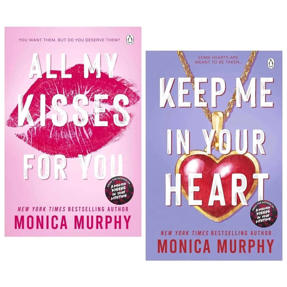 Lancaster Prep Series 2 Books Collection Set by Monica Murphy (All My Kisses for You, Keep Me In Your Heart)