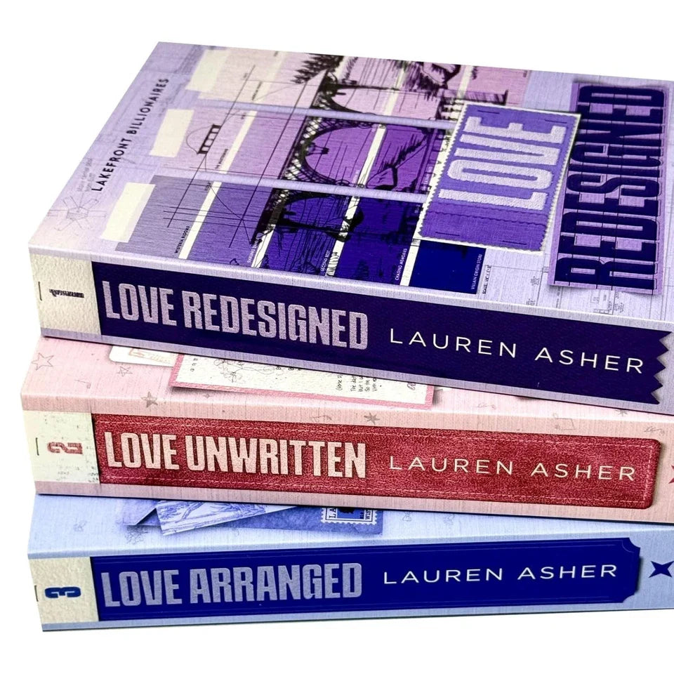 Lakefront Billionaires Series 3 Books Collection Set (Love Redesigned, Love Unwritten & Love Arranged)
