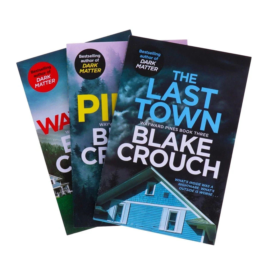Blake Crouch 3 Books Collection Set (Pines, Wayward, The Last Town)