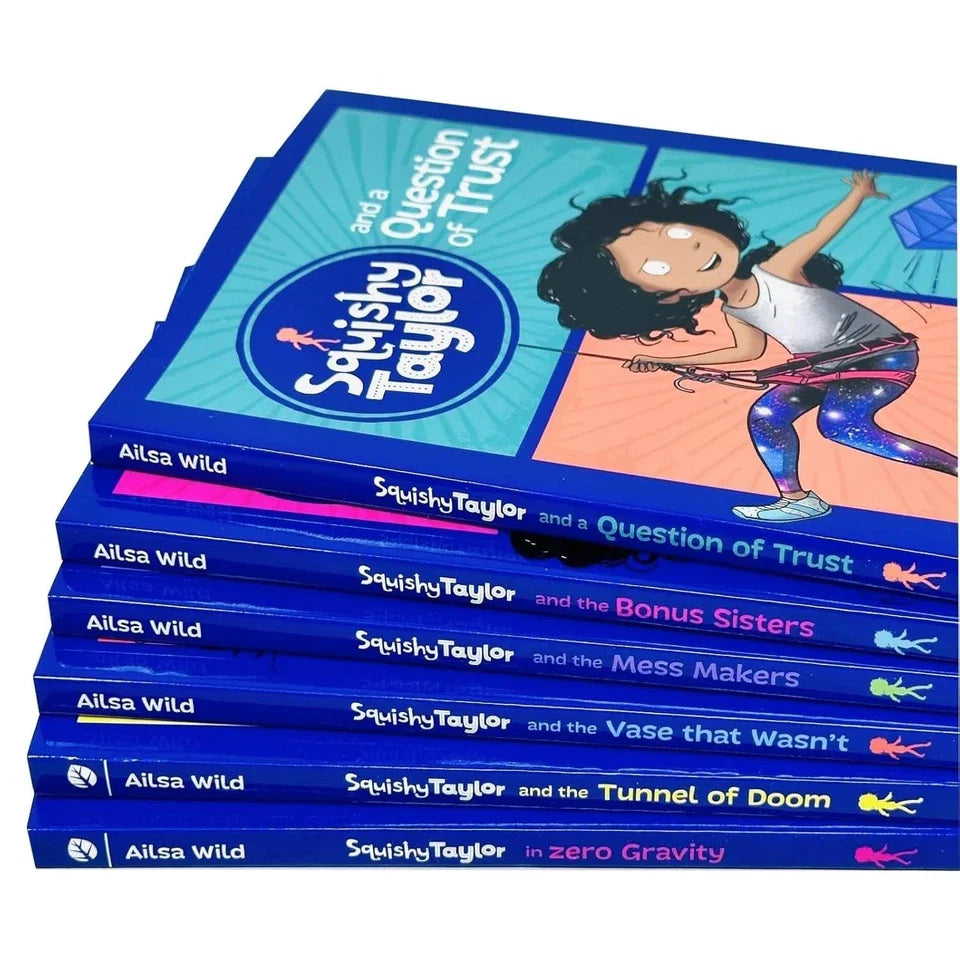 Squishy Taylor 6 Books Collection Set by Ailsa Wild (Zero Gravity, Tunnel of Doom, Question of Trust)