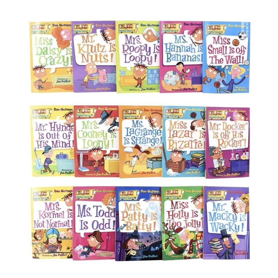 My Weird School Collection 21 Books Set By Dan Gutman (Ages 6-10) Mrs Cooney Is Loony!, Mrs Roopy Is Loopy!