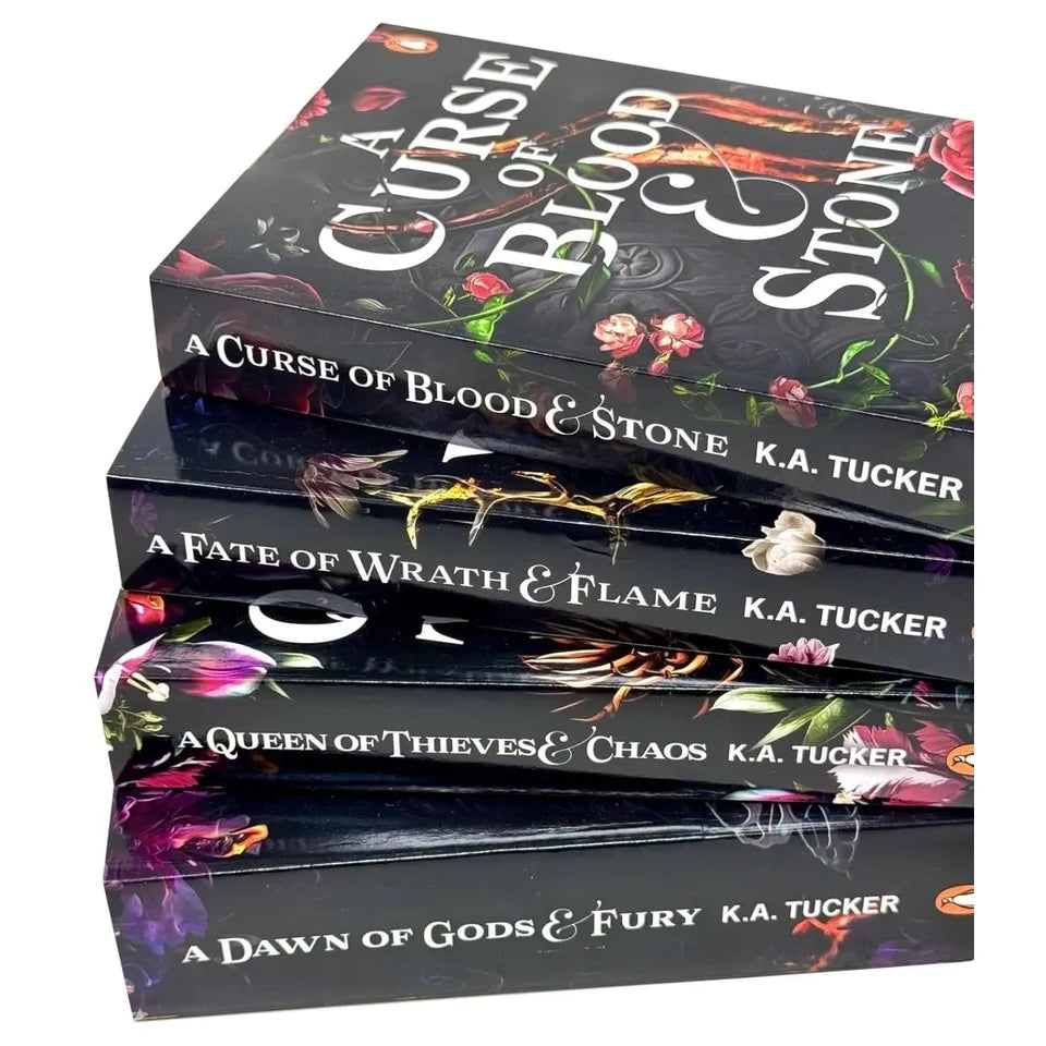 Fate & Flame Series Collection 4 Books Set By K.A. Tucker (A Fate of Wrath and Flame, A Curse of Blood and Stone & More)