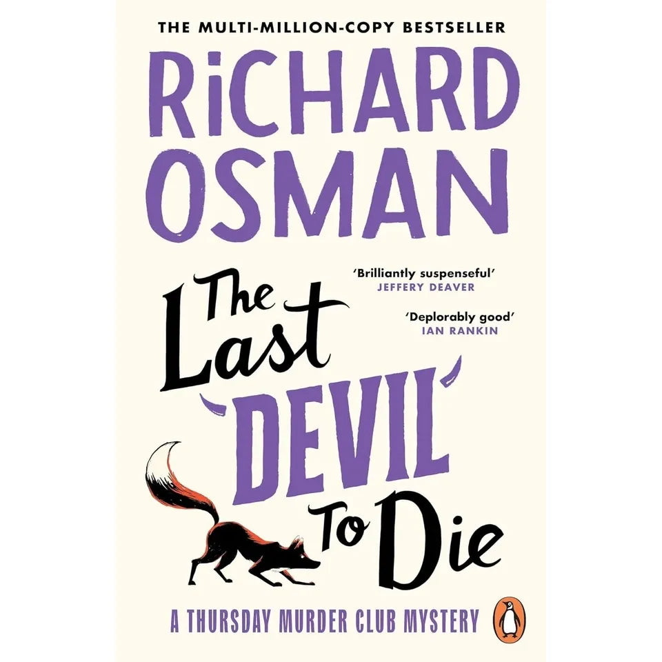 Thursday Murder Club Series 5 Books Collection Set by Richard Osman Last Devil