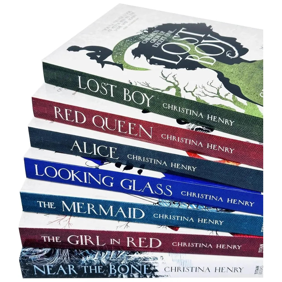 Christina Henry 7 Books Collection Set (Alice, Red Queen, Looking Glass, Lost Boy, The Mermaid, The Girl in Red, Near the Bone)