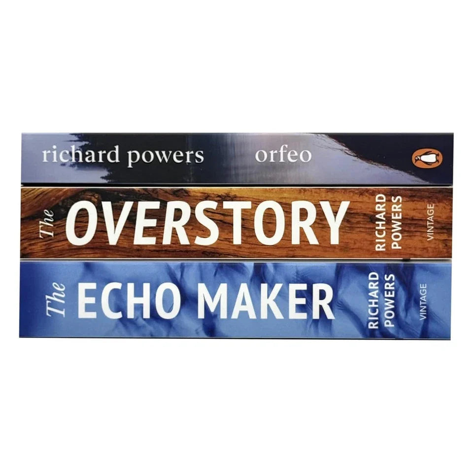 Richard Powers 3 Books Collection Set (Echo Maker, Orfeo, Overstory)