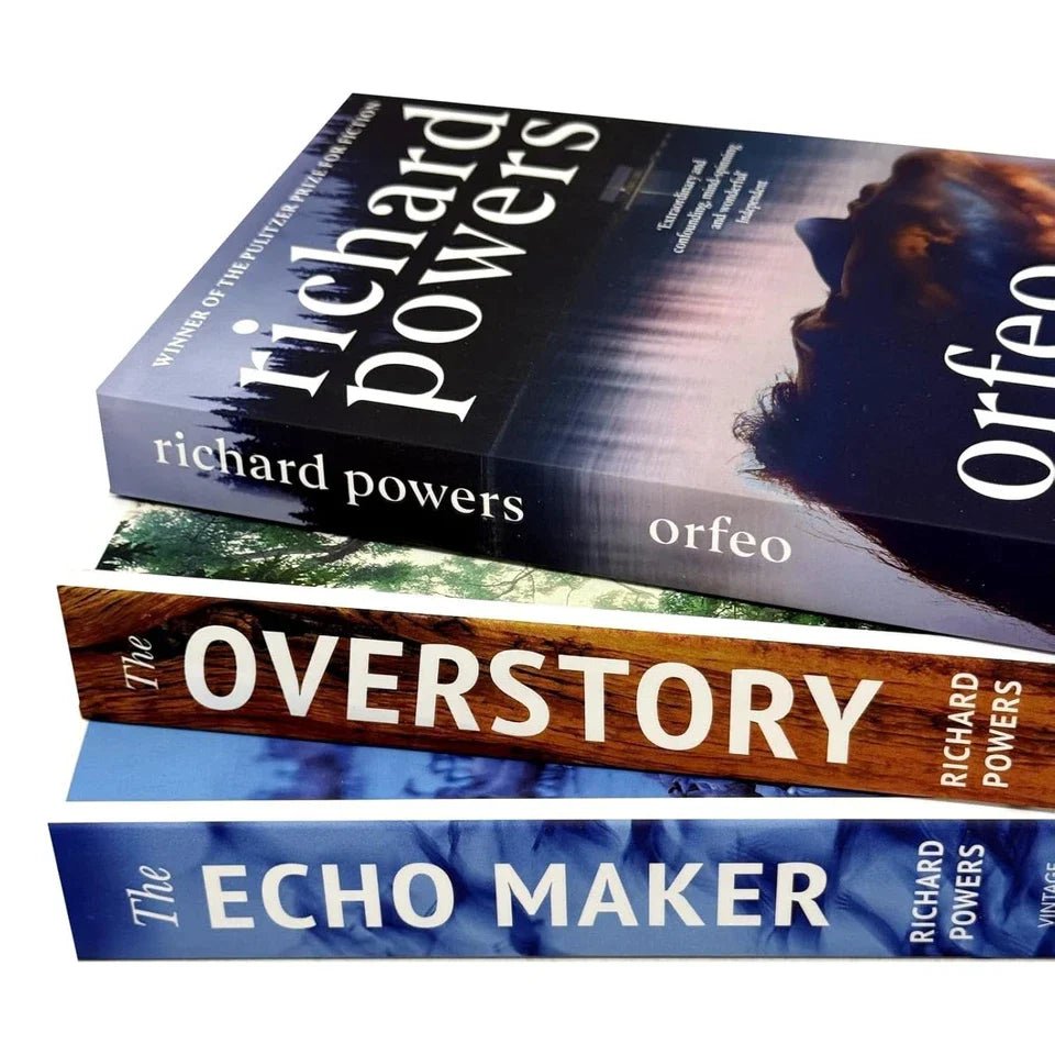 Richard Powers 3 Books Collection Set (Echo Maker, Orfeo, Overstory)