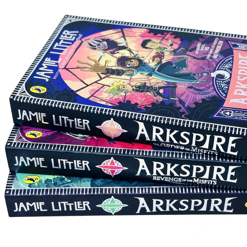 Arkspire Series 3 Books Collection Set by Jamie Littler (The Order of Misfits, Revenge of the Misfits)
