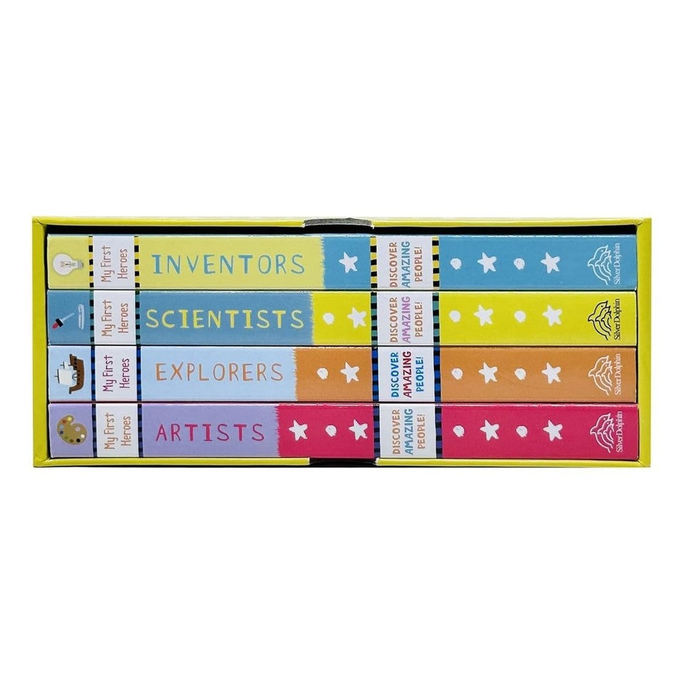 My First Heroes Collection 4 Books Set (Artists, Explorers, Scientists and Inventors)