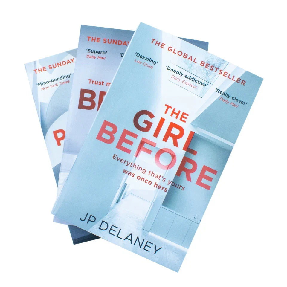 JP Delaney 3 Books Collection Set (The Girl Before, Believe Me  & The Perfect Wife)
