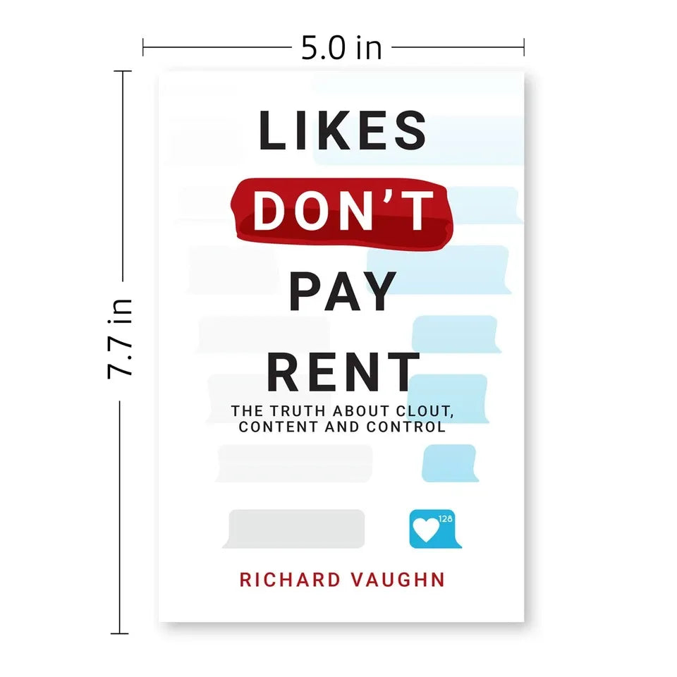 LIKES DON’T PAY RENT: The Truth About Clout, Content & Control by Richard Vaughn