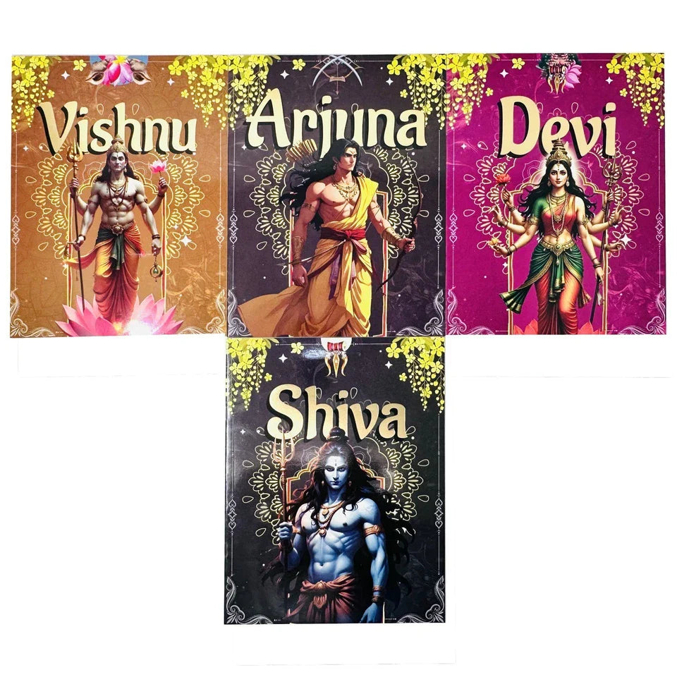Hindu Mythology for Kids – Illustrated Box Set of 10 Books Stories by Moonstone Rama, Shiva, Ganesha, Durga