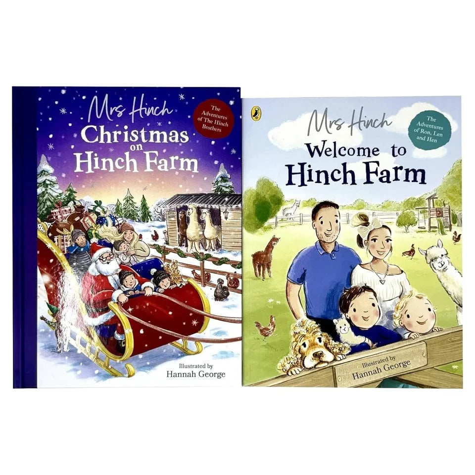 The Adventures of the Hinch Brothers Series 2 Books Collection Set By Mrs Hinch (Welcome to Hinch Farm & Christmas on Hinch Farm)