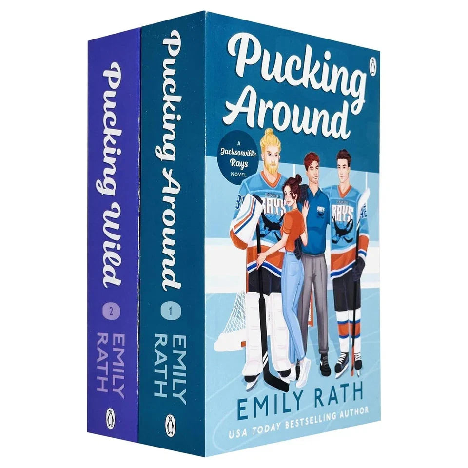 Jacksonville Rays Series By Emily Rath 2 Books Collection Set (Pucking Around, Pucking Wild)