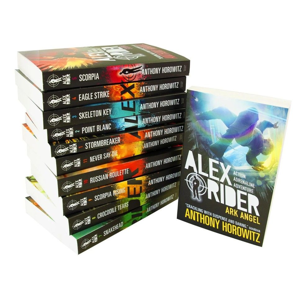 Alex Rider The Complete Missions 11 Books Set by Anthony Horowitz (Ages 9-14) Skeleton Key, Eagle Strike