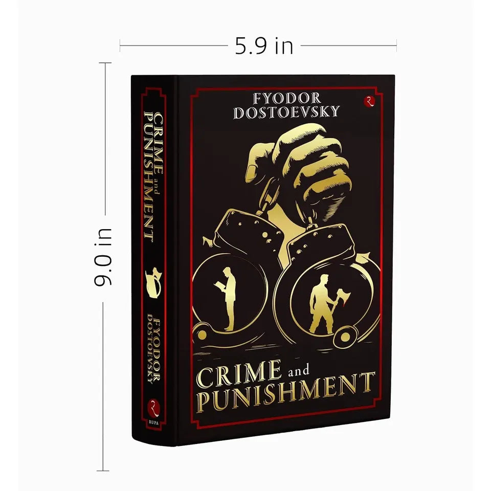 Crime and Punishment By Fyodor Dostoevsky (Deluxe Leather Bound Hardback Edition)