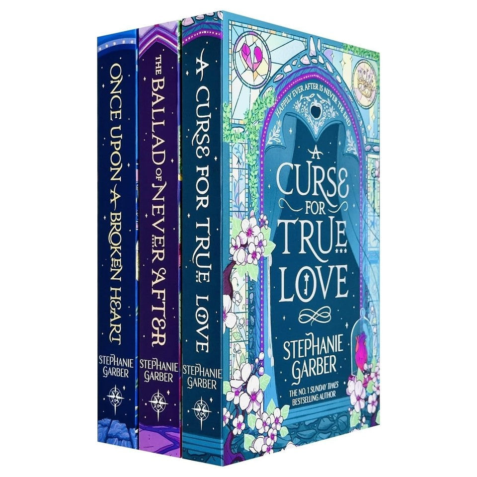 Once Upon a Broken Heart Series 3 Books Collection Set By Stephanie Garber (Once Upon A Broken Heart, A Curse For True Love and The Ballad of Never After)