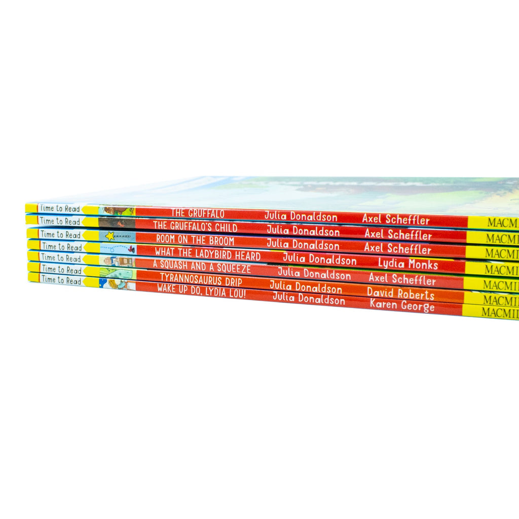 Time To Read Collection 7 Books Set By Julia Donaldson (What the Ladybird Heard)