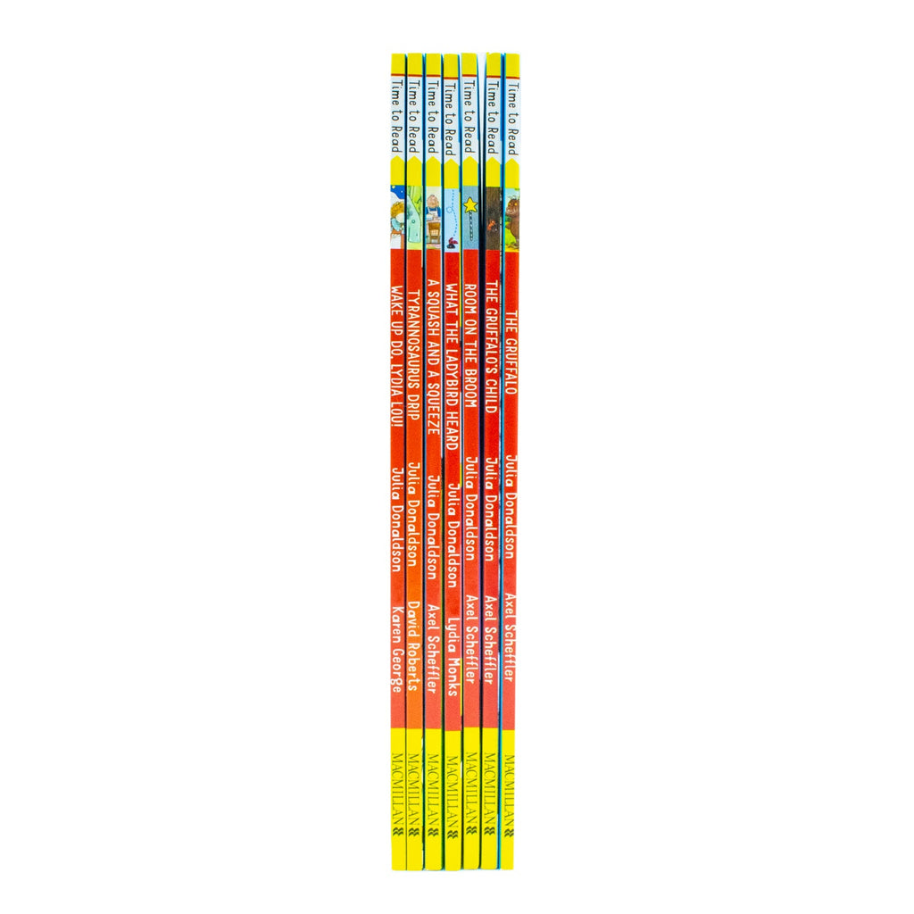 Time To Read Collection 7 Books Set By Julia Donaldson (What the Ladybird Heard)